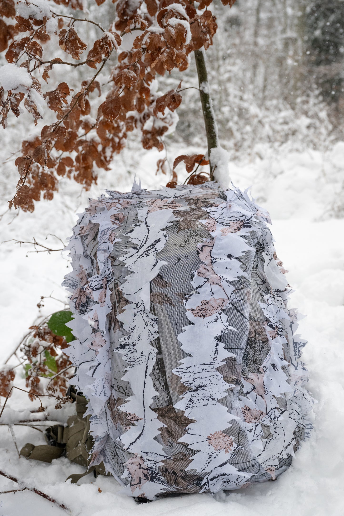 3D Backpack Cover Snow