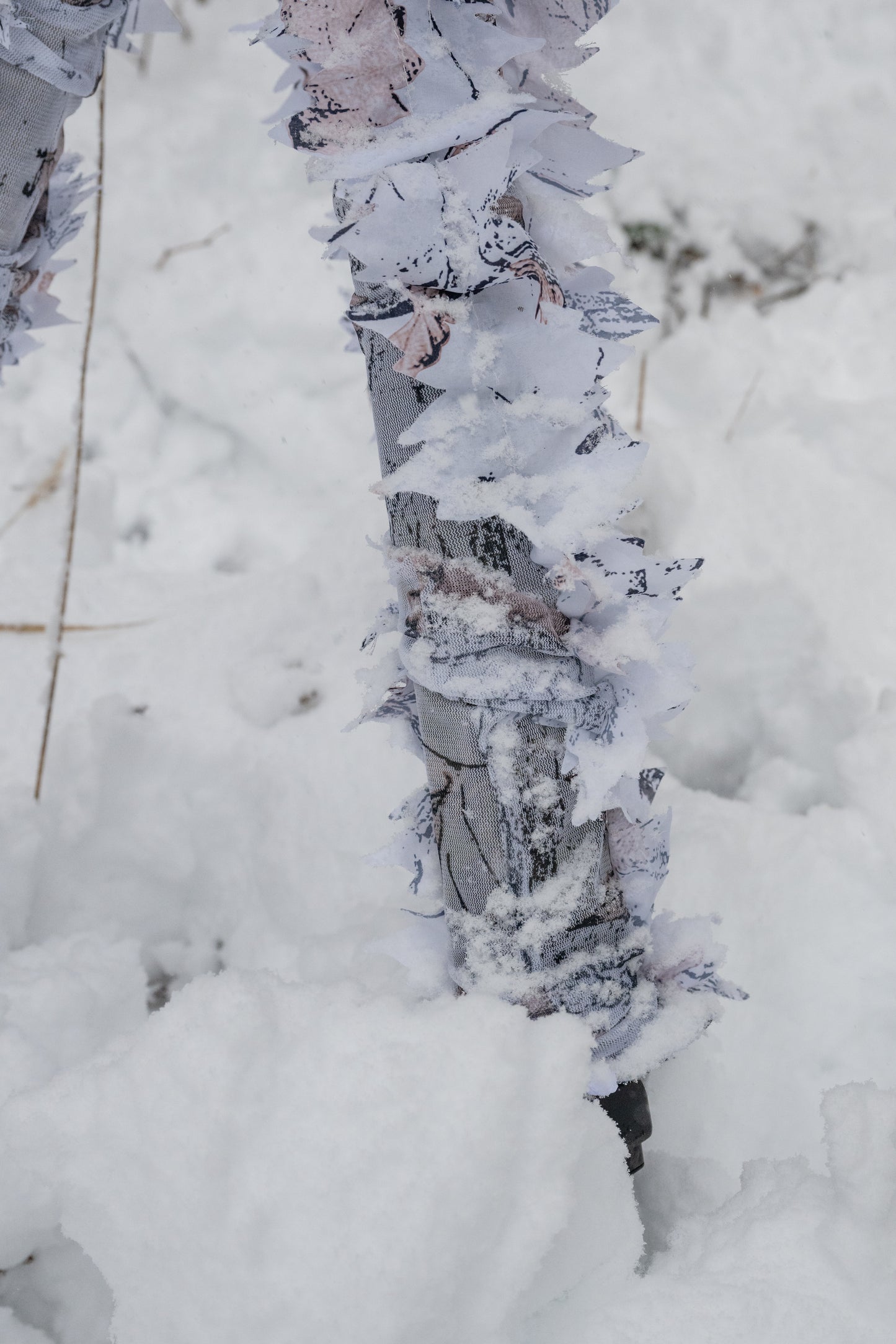 3D Camo Tripod Legs Snow