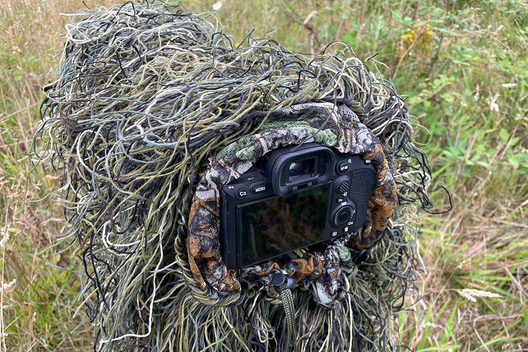 Ghillie Sleeve for Large Lens Khaki