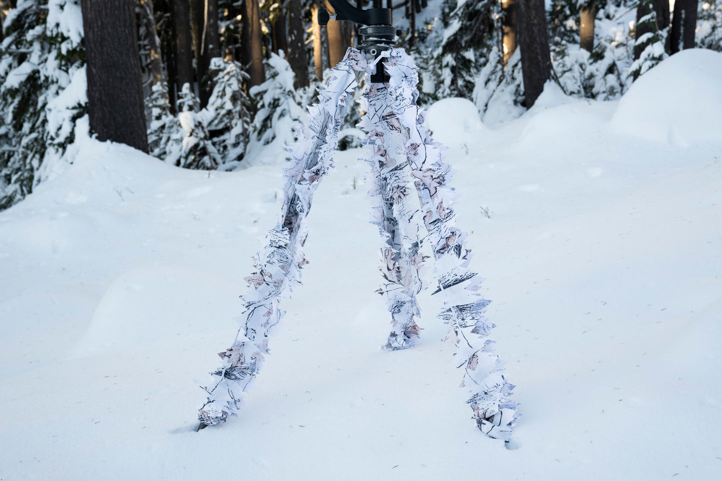 3D Camo Tripod Legs Snow