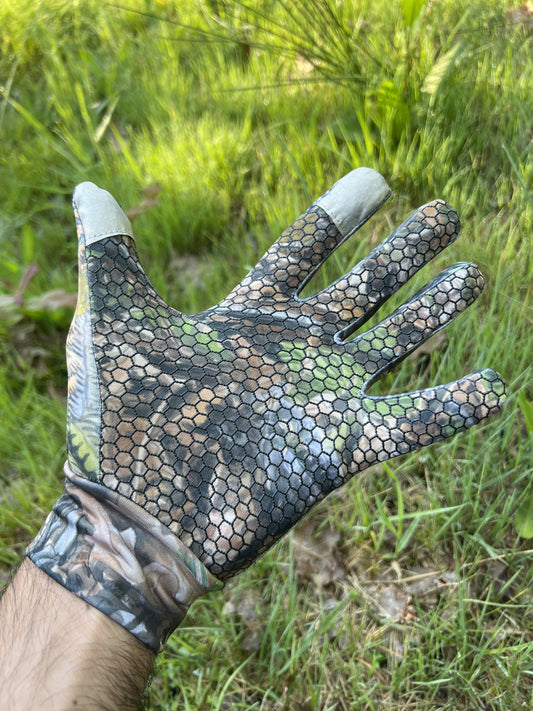 Thin Camo Gloves | Touchscreen Fingers