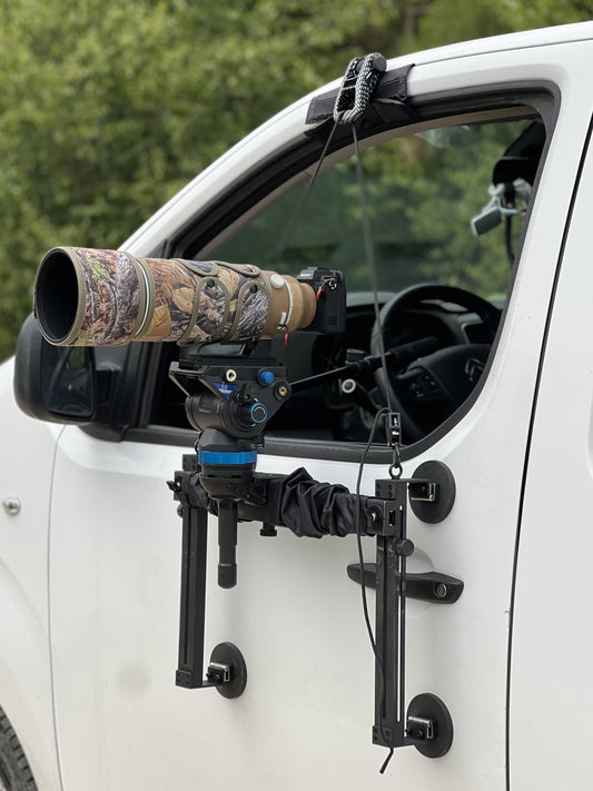 Car mount camera slider